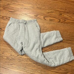GAP Light Gray Sherpa Lined Sweats